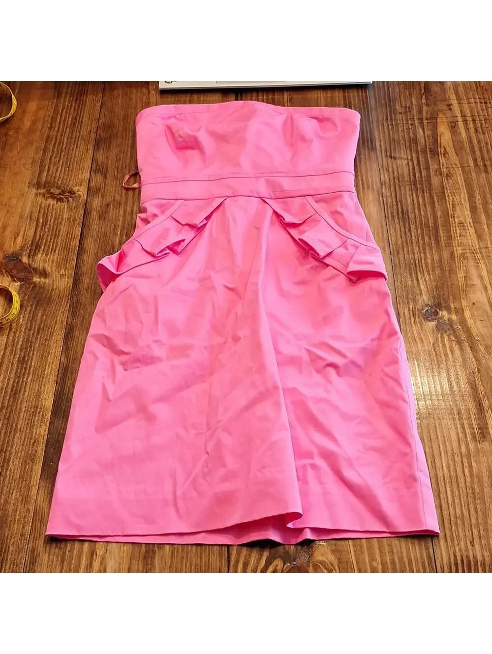 Nwt J Crew Hot Pink Strapless Pencil Dress Size 0